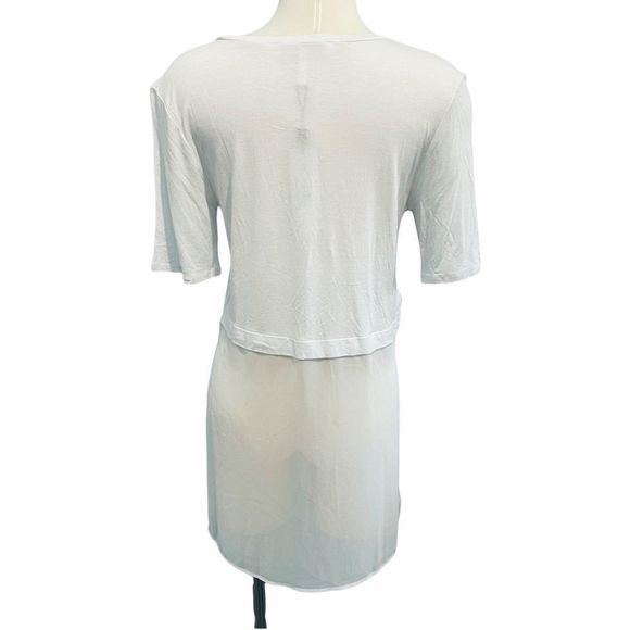 NWT BCBGeneration Optic White Contrast Tunic M - Picture 7 of 16